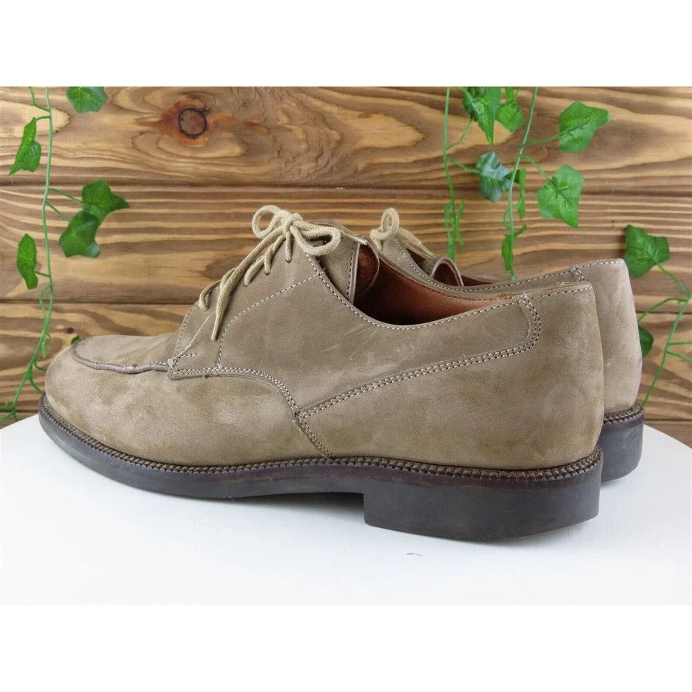 Johnston & Murphy Sz 9 Derby Oxfords Brown Leather Men Lace‎ Up Passport Medium